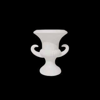 Vintage Ceramic Dual Handle Pottery Urn, HF Co. Japan