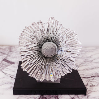 Humppila Finland Revontulet/Northern Lights Glass Bowl, Design by Tauno Wirkkala.