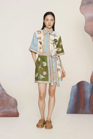 Alemais Bath House Mini Dress Renascence Studio FRONT