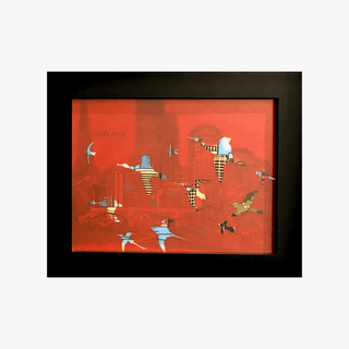 'Yarra River' Framed Original Artist's Print 1/6 by Australian Artist Alexis Beckett