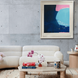Turquoise and Pink on Deep Blue Andrew O'Brien Limited Edition Print, 2012