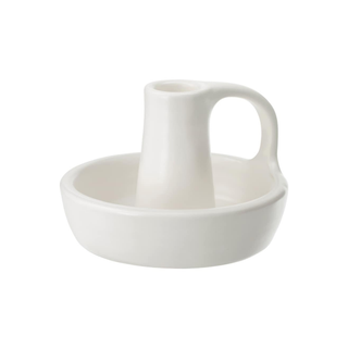 IKEA GODTAGBAR Candlestick – Timeless Ceramic Candle Holder with Handle