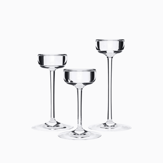 IKEA Blomster 3 Piece Glass Candle Holder Set, Designed by P. Amsell & B. Wesslander BNIB