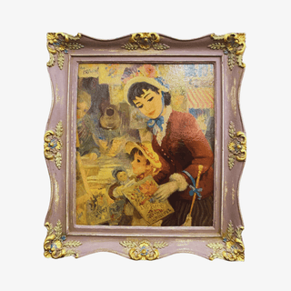 'Souvenir de Waldteufel' French Impressionist Textured Lithograph, J. Strevens