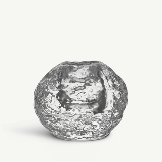 Kosta Boda 90mm Crystal Ice Snowball Series Tealight Votive Candle Holder, designed by Ann Warff in 1973
