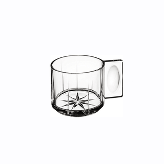 Orrefors Hotto Clear Crystal Cups Designed by Lena Bergström, Set of 2