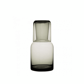 Smoke Bedside Carafe and Tumbler Set