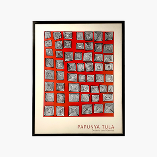 Papunya Tula - Genesis and Genius Exibition Poster, Timmy Payungka Tjapangati, 1998