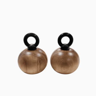 Bodum Ball Boy Salt and Pepper Mills by Richard Nissen and Carsten Jorgensen, Denmark, 1970s