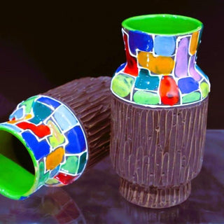 Original Mid-Century Modern Ceramic Vases by Fratelli Fanciullacci for Bitossi, 1st Vase