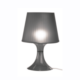 Rare IKEA Lampan Grey Black Tulip Style Table Lamp Designed by  Magnus Elebäck and Cärl Ojerstam