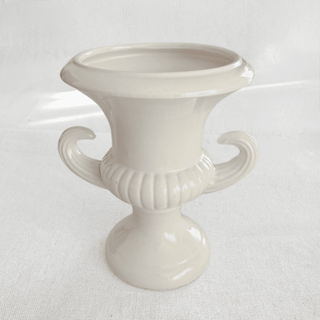 Vintage Ceramic Dual Handle Pottery Urn, HF Co. Japan
