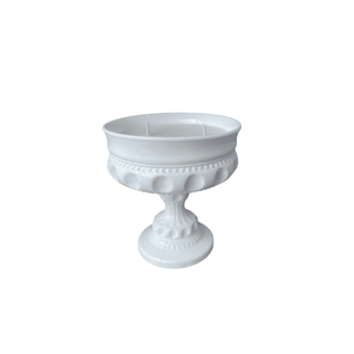 Colony Indiana Glass Kings Crown Milk Glass Pedestal Bowl