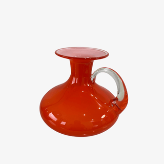 Rare MCM Japanese-Orange Radio Glass Brand Amphora