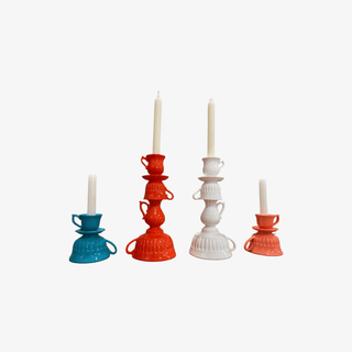 LeeAnn Yare for General Eclectic – Quirky 4 Piece Candlestick Set