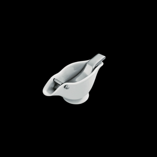 Ceramic Ivory Lemon Citrus Slice Squeezer, Made in Japan
