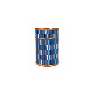 Blue Sticks Decorative Box in Cloisonné, Fabienne Jouvin Paris