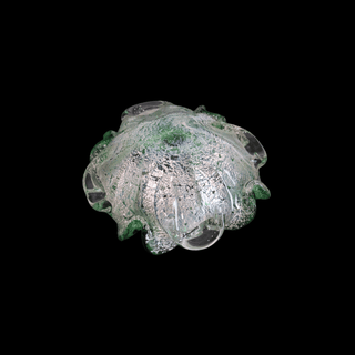 Vintage Murano Summerso Green Ashtray or Candy Bowl Attr. Veteria Fratelli Toso
