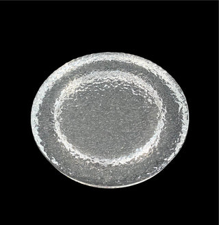 littala RIITE XL Decorative Bowl, Crystal Ashtray, MCM Finnish Textured Art Glass, Design Timo Sarpaneva,