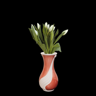 Hollywood Regency Drape Vase