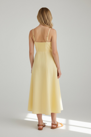 Zimmermann Zip-Detailed Linen Midi Dress
