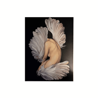 Amy Judd 'Avian' Series Textured Abstract Print on Canvas