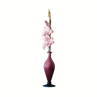 Vintage Amethyst Mauve over White Cased Bud Vase