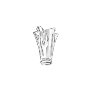 Alicja Clear Studio Glass Handkerchief Vase, Handmade in Poland