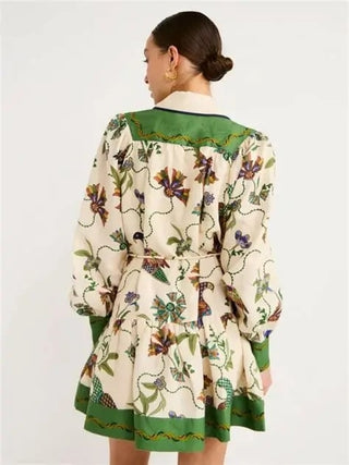 Alemais Birdie Mini Dress Renascence Studio back view