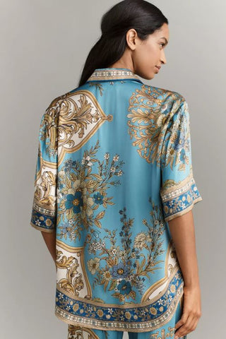 Alemais Cassie Silk Shirt back view