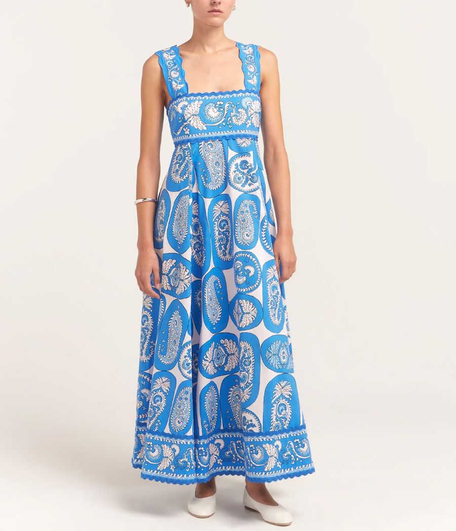 Alemais Dianna Summer Dress in Blue Renascence Studio Alemais Dianna Summer Dress in Blue Renascence Studio