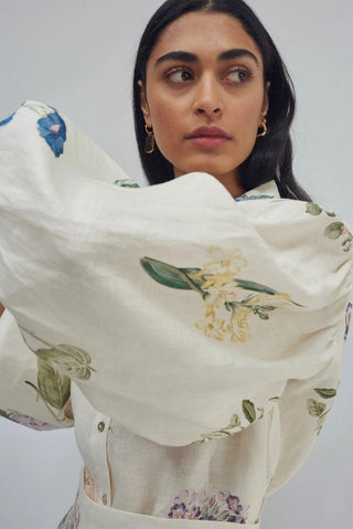 Alemais Jules Shirt with puff sleeves