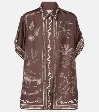 Alemais Sammy Silk Shirt stock