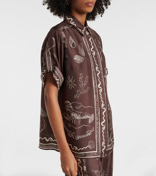 Alemais Sammy Silk Shirt side