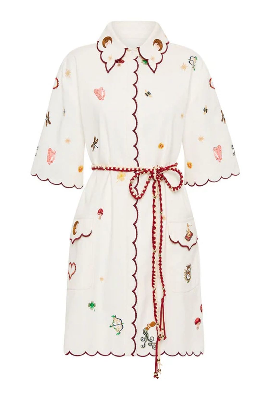 antipodean queen of hearts shirt dress Antipodean Queen of Hearts Shirt Dress Renascence Studio