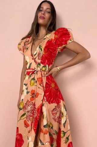 By Nicola Bolero Havanna Wrap Maxi Dress