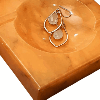 Collectible Catalin-Bakelite Ashtray in Mustard