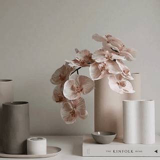 Marmoset Found Ribbed Vase