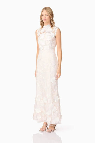 Elliatt Yvette 3D Gown in White SIDE