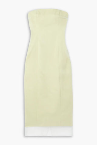 Gauge81 Punta Overlay Strapless Midi-Dress stock