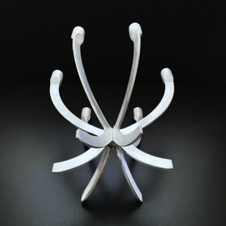 Retro IKEA 6-arm Brushed Metal 'Ceremoni' Candelabra by Sigga Heimis