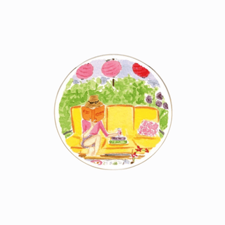 Kate Spade "New York" Tidbit Plates Illustrated, Set of 4 Individually Designed Lenox Plates