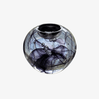 Large Kosta Boda Cool Moon Tealight Candle Holder Designed by Anna Ehrner