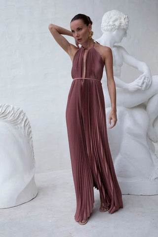 L'idée Boheme Gown - Suede full view