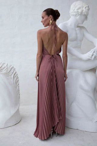 L'idée Boheme Gown - Suede BACK view
