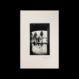 Signed Original Fine Art Black & White Melbourne Cityscape Photograph Titled 'Lost' by Matt Irwin Photography