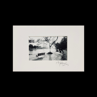 Signed Original Fine Art Black & White Melbourne Cityscape Photograph Titled 'Sundance' by Matt Irwin Photography