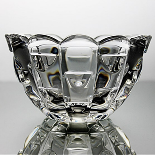 Mikasa Ellipse Heavy Clear Crystal Candy Dish