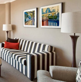 National Gallery ARt Print by Wayne Bryant hung in the royal park suites of the Sofitel in Melbourne