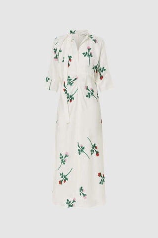 Oroton Rosebud Tie Neck Dress Renascence Studio 4